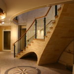 Vaulted staircase, Pines Calyx, Dover, Kent