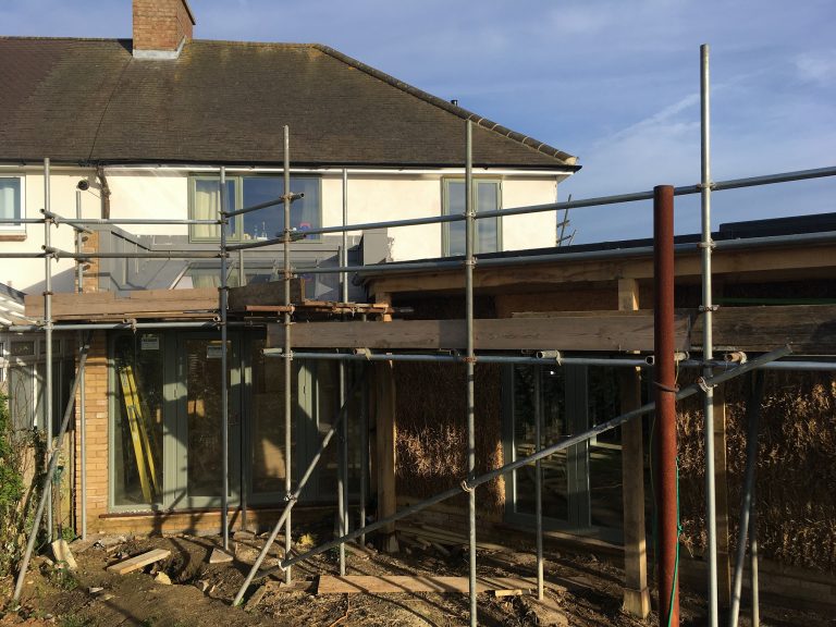 Straw bale extension
