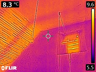 Thermal Imaging to identify concealed timbers
